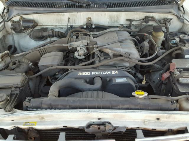 4TAVN52N8YZ583451 - 2000 TOYOTA TACOMA XTR WHITE photo 7