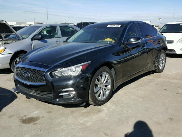 JN1BV7AR3EM691480 - 2014 INFINITI Q50 BASE Negro foto 2