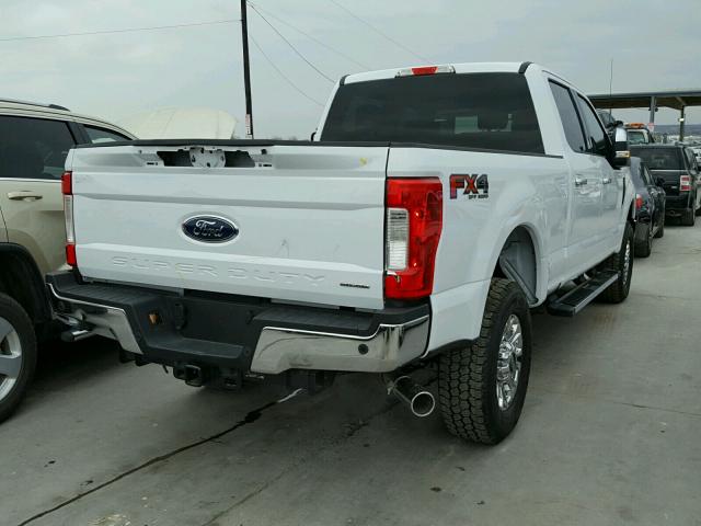 1FT7W2B6XHED50633 - 2017 FORD F250 SUPER WHITE photo 4