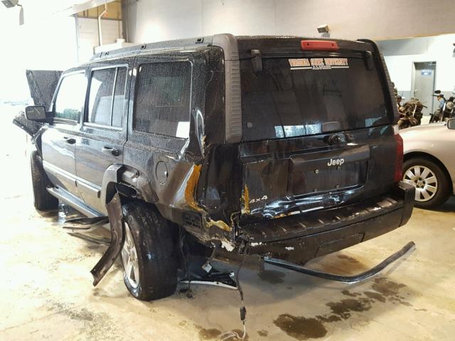 1J8HG48K77C533251 - 2007 JEEP COMMANDER შავი ფოტო 3