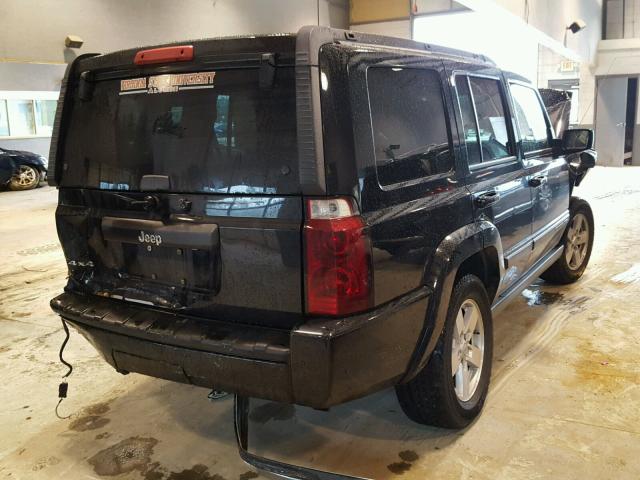 1J8HG48K77C533251 - 2007 JEEP COMMANDER BLACK photo 4