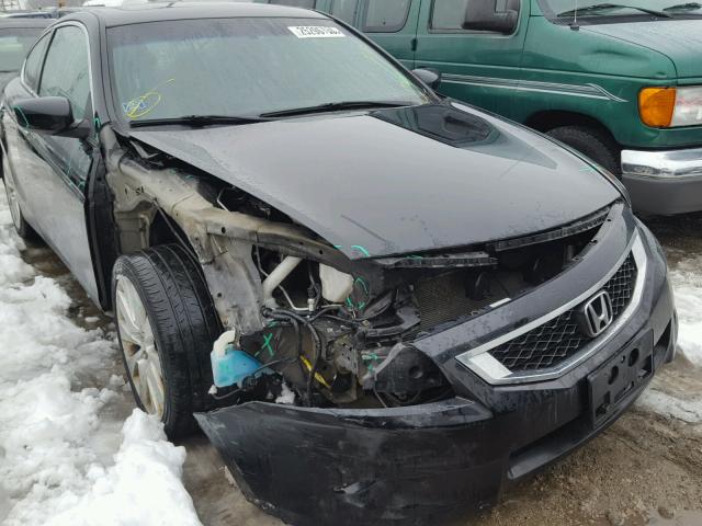 1HGCS2B87AA002539 - 2010 HONDA ACCORD EXL BLACK photo 9