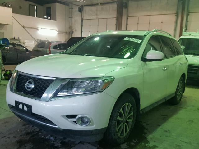 5N1AR2MM9FC707443 - 2015 NISSAN PATHFINDER WHITE photo 2