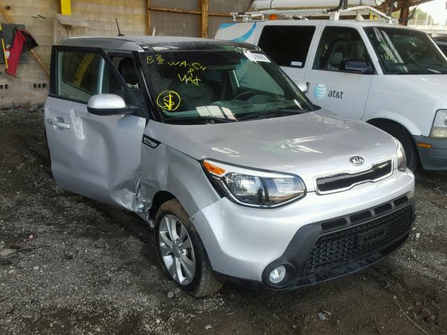 KNDJP3A53F7808502 - 2015 KIA SOUL + SILVER photo 1