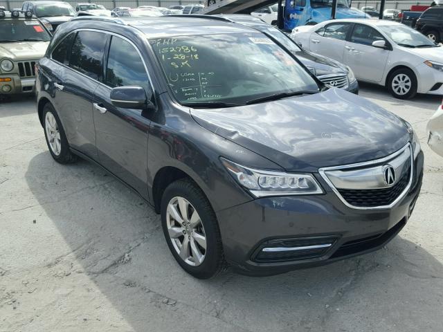 5FRYD3H98GB015240 - 2016 ACURA MDX ADVANC GRAY photo 1