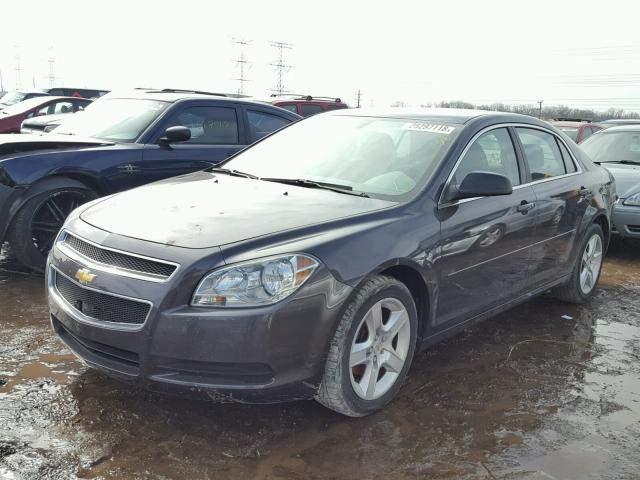 1G1ZB5E18BF297592 - 2011 CHEVROLET MALIBU LS GRAY photo 2