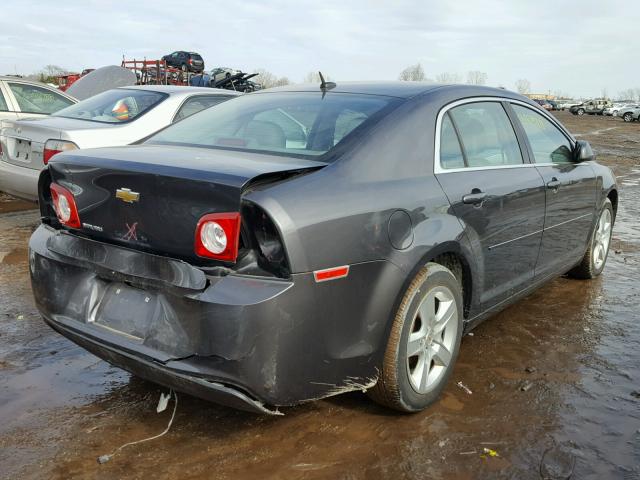 1G1ZB5E18BF297592 - 2011 CHEVROLET MALIBU LS GRAY photo 4