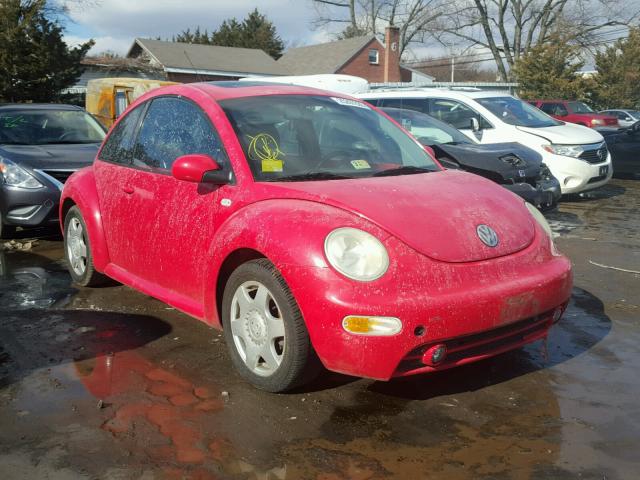 3VWCK21C51M438956 - 2001 VOLKSWAGEN NEW BEETLE RED photo 1