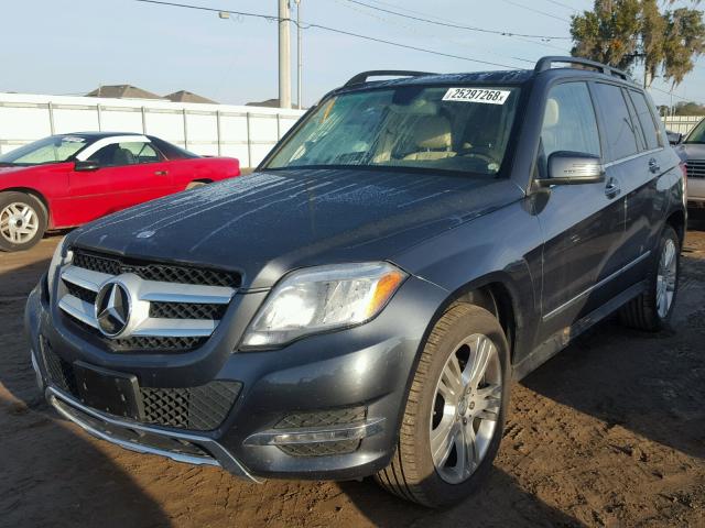 WDCGG5HB0DG050353 - 2013 MERCEDES-BENZ GLK 350 CHARCOAL photo 2