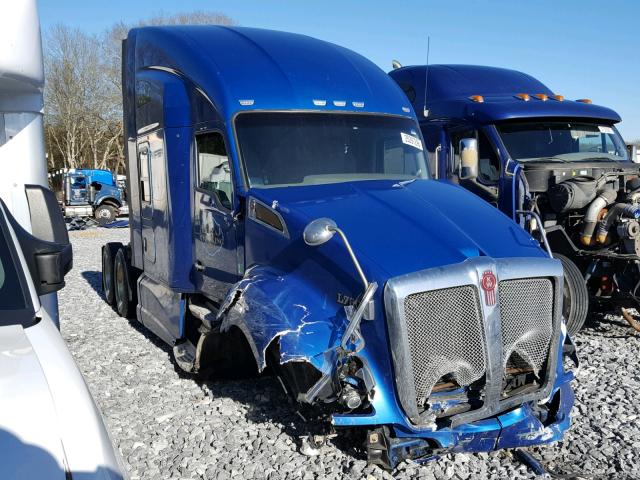 1XKYD49X7FJ427908 - 2015 KENWORTH CONSTRUCTI BLUE photo 1