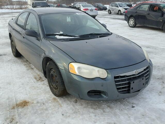 1C3EL46T54N172303 - 2004 CHRYSLER SEBRING LX GREEN photo 1