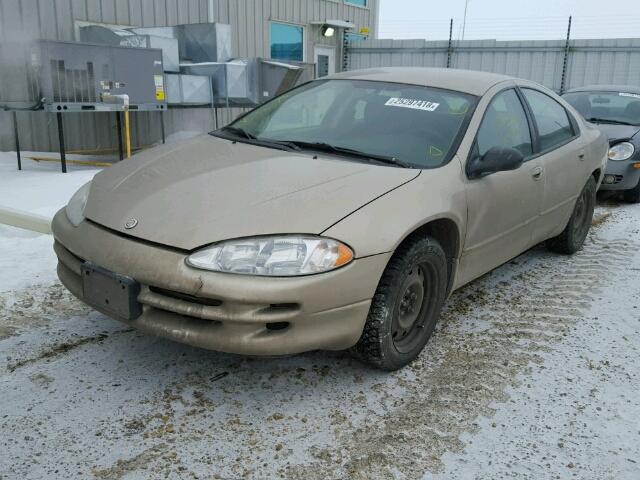 2C3HH46R12H184697 - 2002 CHRYSLER INTREPID S ოქროსფერი ფოტო 2