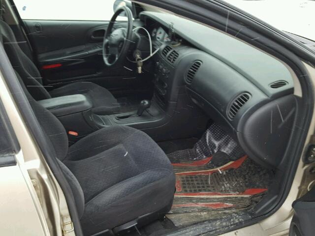 2C3HH46R12H184697 - 2002 CHRYSLER INTREPID S ოქროსფერი ფოტო 5