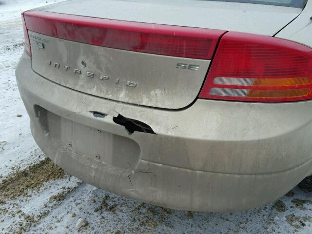 2C3HH46R12H184697 - 2002 CHRYSLER INTREPID S ოქროსფერი ფოტო 9