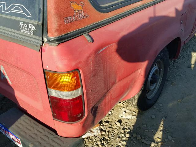 JT4RN81AXM0061103 - 1991 TOYOTA PICKUP 1/2 RED photo 9