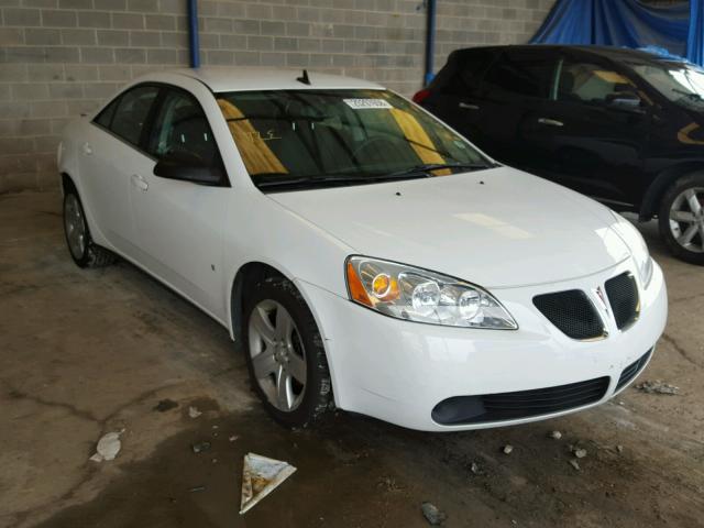 1G2ZG57B394113989 - 2009 PONTIAC G6 WHITE photo 1