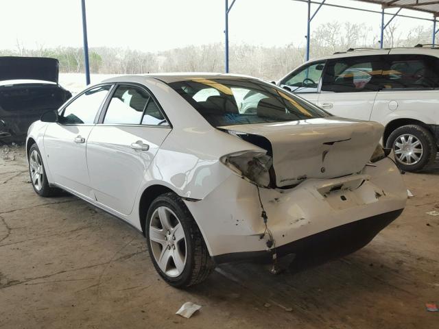 1G2ZG57B394113989 - 2009 PONTIAC G6 WHITE photo 3