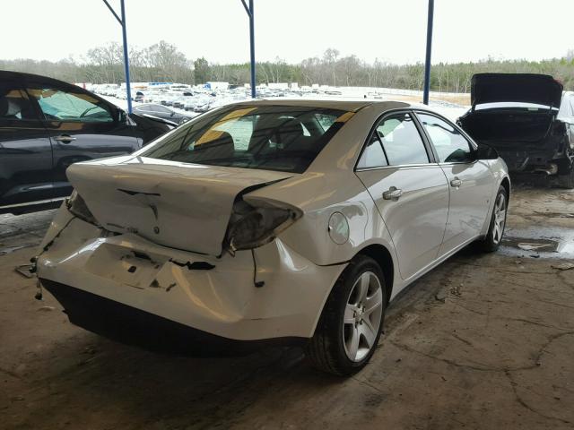 1G2ZG57B394113989 - 2009 PONTIAC G6 WHITE photo 4