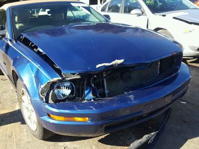 1ZVFT84N275262537 - 2007 FORD MUSTANG BLUE photo 9