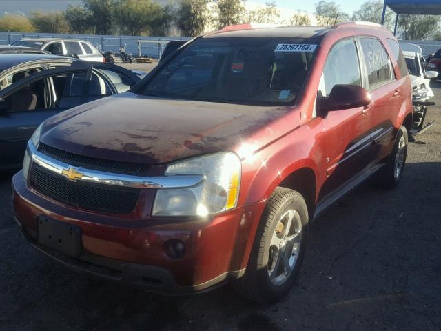 2CNDL63F276105695 - 2007 CHEVROLET EQUINOX LT BURGUNDY photo 2