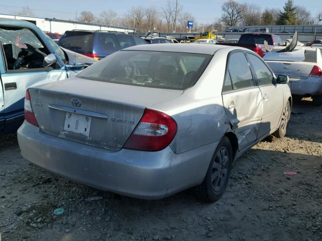 4T1BF30K82U018845 - 2002 TOYOTA CAMRY LE SILVER photo 4