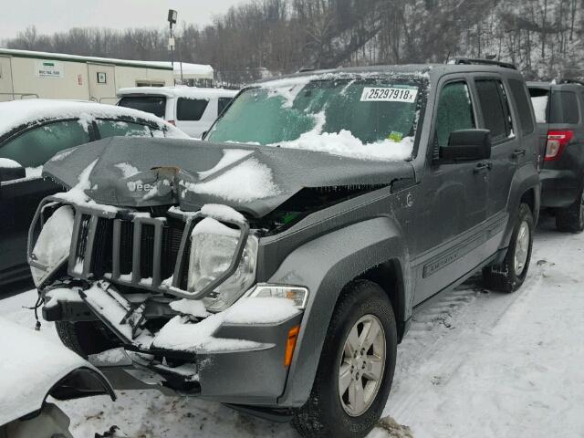 1C4PJMAK0CW140750 - 2012 JEEP LIBERTY SP GRAY photo 2