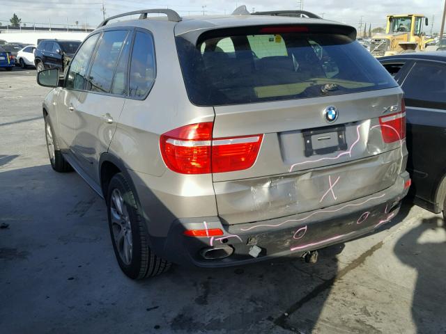 5UXFE83548LZ47570 - 2008 BMW X5 4.8I BROWN photo 3