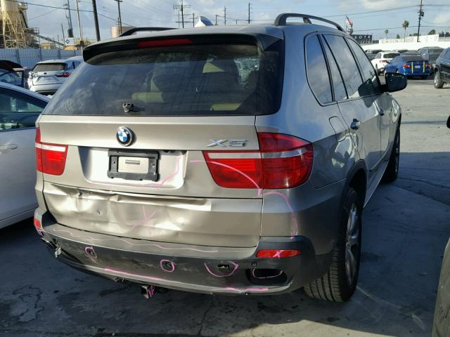 5UXFE83548LZ47570 - 2008 BMW X5 4.8I BROWN photo 4