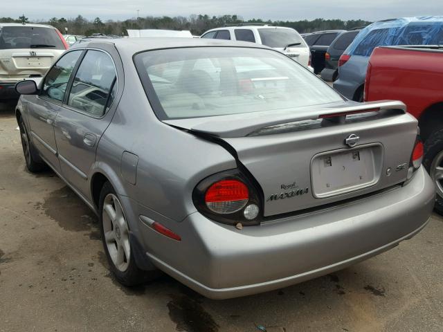 JN1CA31A8YT009531 - 2000 NISSAN MAXIMA GLE GRAY photo 3