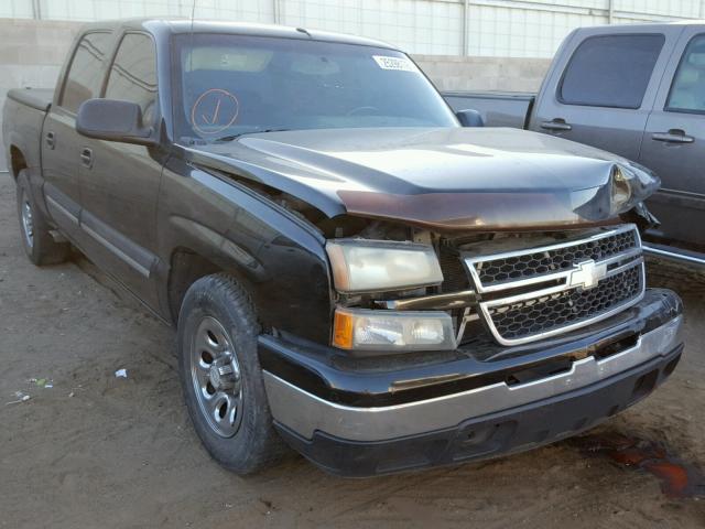 2GCEC13V971119593 - 2007 CHEVROLET SILVERADO BLACK photo 1