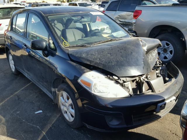 3N1BC13E49L411062 - 2009 NISSAN VERSA S BLACK photo 1