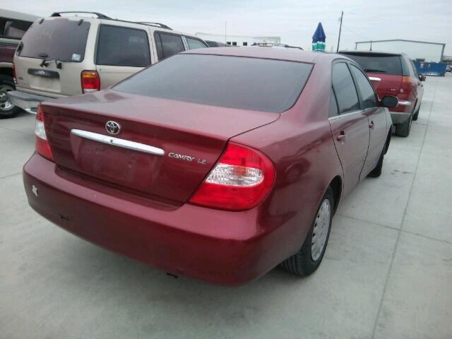 4T1BE30K06U672117 - 2006 TOYOTA CAMRY LE MAROON photo 4