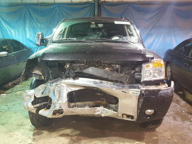 1N6AA0EC6BN313061 - 2011 NISSAN TITAN S BLACK photo 9