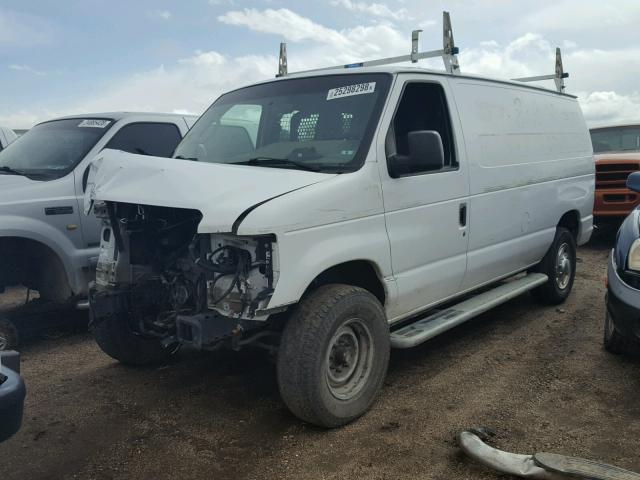 1FTNE2EW2ADA28733 - 2010 FORD ECONOLINE WHITE photo 2