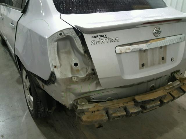 3N1AB6AP8BL716702 - 2011 NISSAN SENTRA 2.0 SILVER photo 9