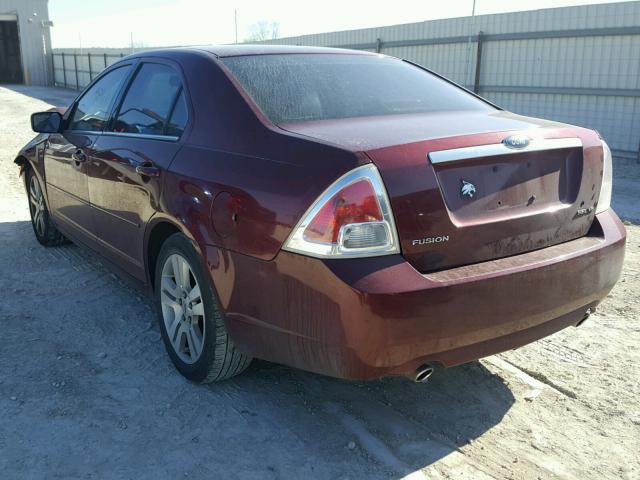 3FAHP081X6R103808 - 2006 FORD FUSION SEL RED photo 3