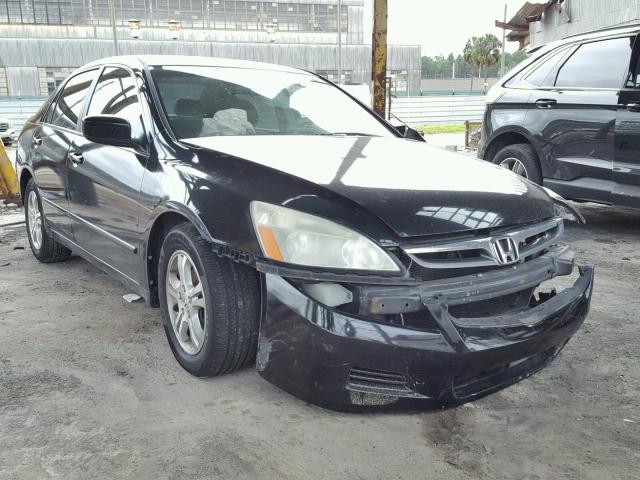 1HGCM56306A092909 - 2006 HONDA ACCORD SE BLACK photo 1