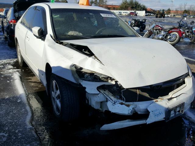 1HGCM56343A086378 - 2003 HONDA ACCORD LX WHITE photo 1