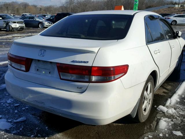 1HGCM56343A086378 - 2003 HONDA ACCORD LX WHITE photo 4