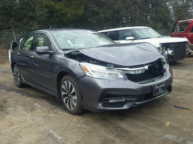 JHMCR6F76HC015850 - 2017 HONDA ACCORD HYB CHARCOAL photo 1