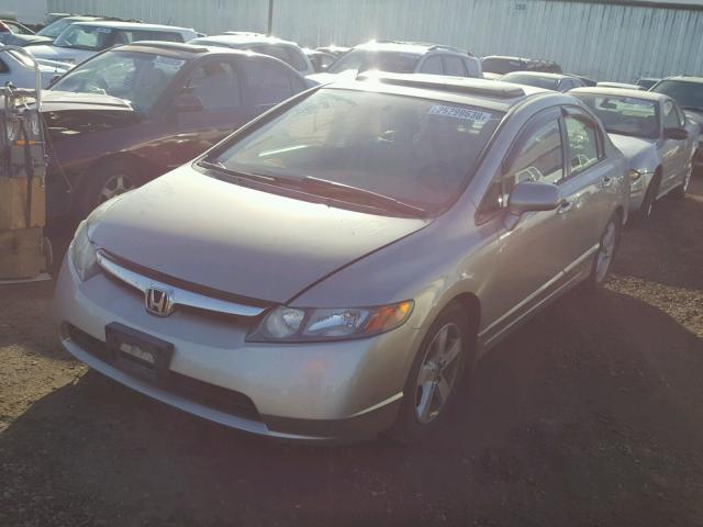 1HGFA16896L015762 - 2006 HONDA CIVIC EX TAN photo 2