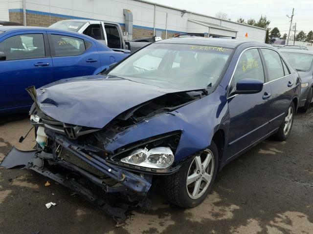 1HGCM56785A062493 - 2005 HONDA ACCORD EX BLUE photo 2