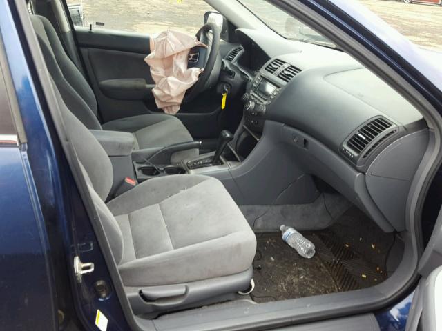 1HGCM56785A062493 - 2005 HONDA ACCORD EX BLUE photo 5