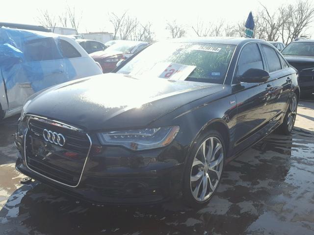 WAUHGAFC6DN086670 - 2013 AUDI A6 PRESTIG BLACK photo 2