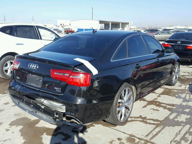 WAUHGAFC6DN086670 - 2013 AUDI A6 PRESTIG BLACK photo 4