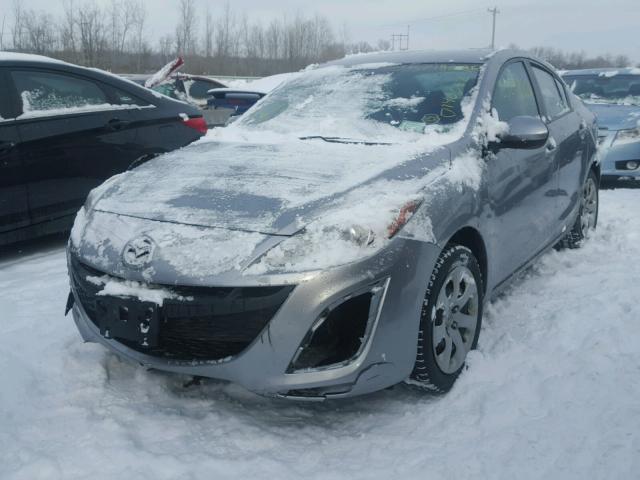 JM1BL1UG4B1417485 - 2011 MAZDA 3 I SILVER photo 2