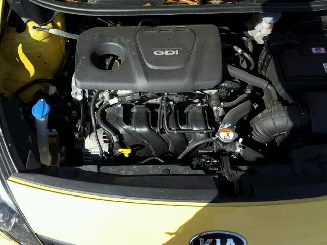 KNADM4A3XG6576723 - 2016 KIA RIO LX Դեղին լուսանկար 7