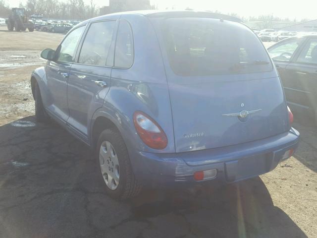 3A4FY48B07T537992 - 2007 CHRYSLER PT CRUISER BLUE photo 3