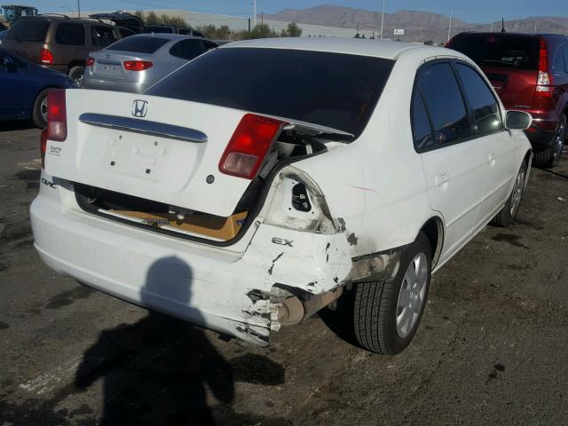 JHMES26731S005374 - 2001 HONDA CIVIC EX თეთრი ფოტო 4