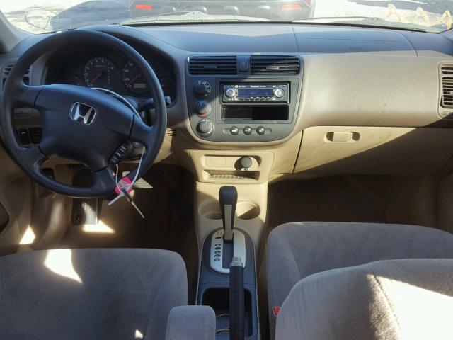 JHMES26731S005374 - 2001 HONDA CIVIC EX თეთრი ფოტო 9
